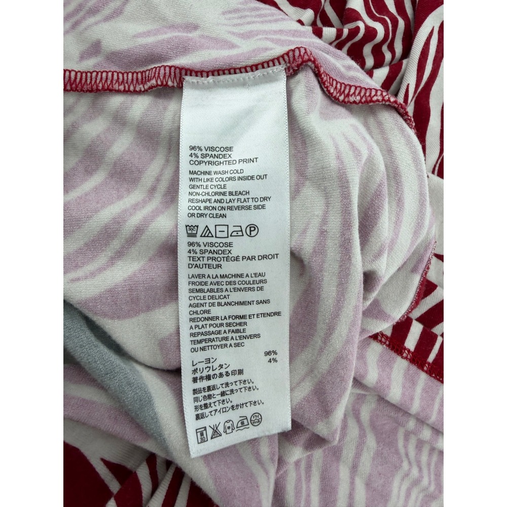 Tommy‎ Bahama Women's Large Floral Dress Red Black White Sleeveless Summer Beach - Picture 4 of 6
